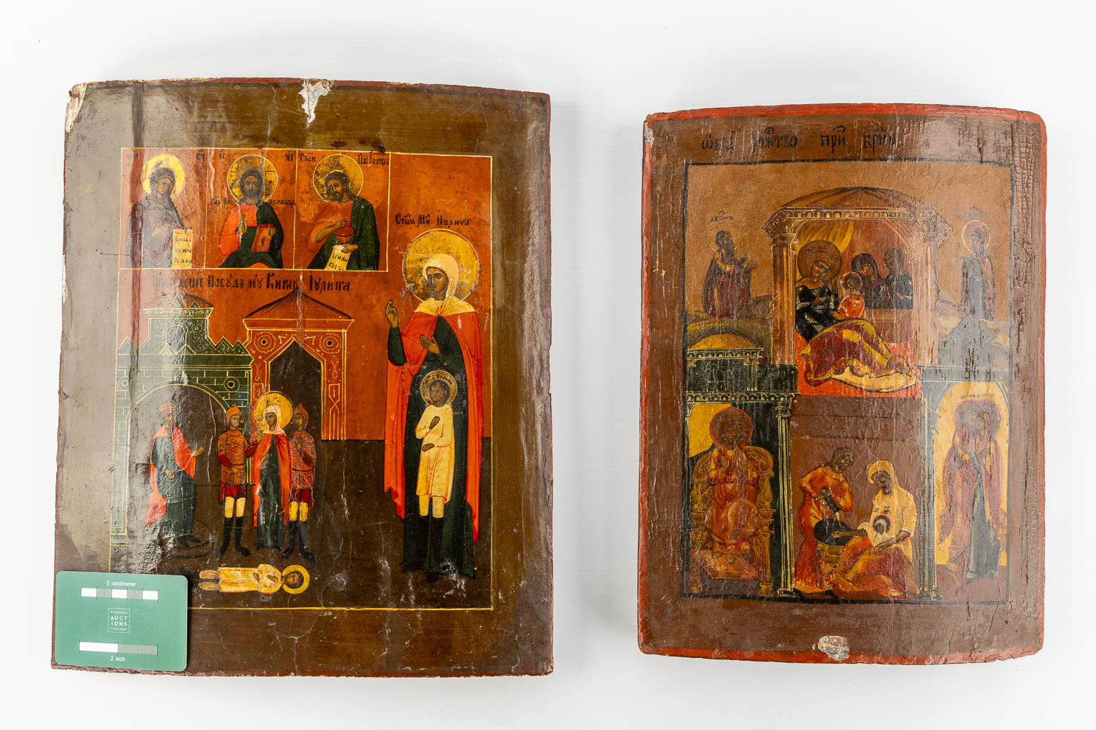 Two antique Russian icons, 