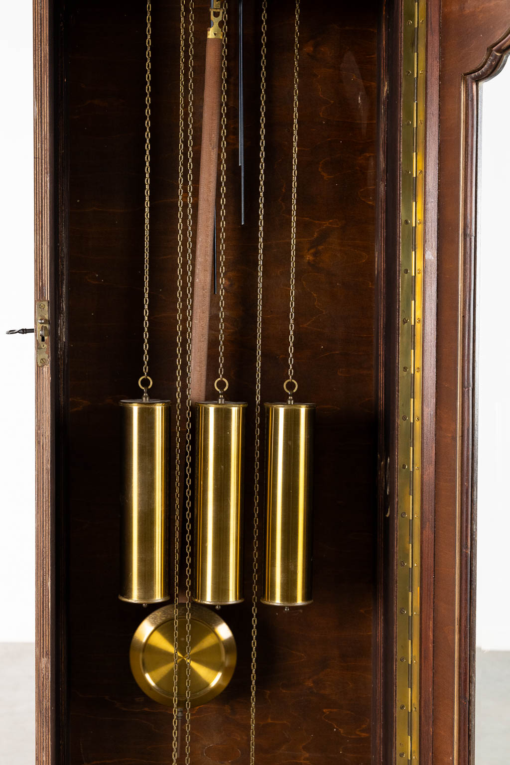 A Bauhaus/Art Deco style Grandfather clock, Westminster Movement, England. (L:32 x W:64 x H:195 cm)