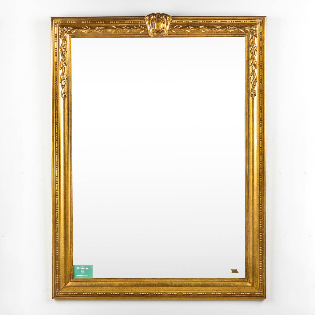 Deknudt, two gilt mirrors. (W:92 x H:120 cm)