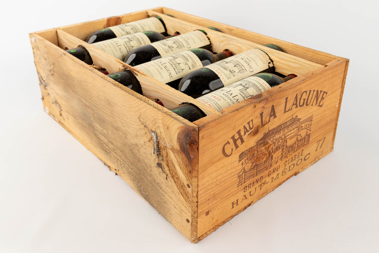 Château La Lagune Haut Médoc, 1977, 12 flessen