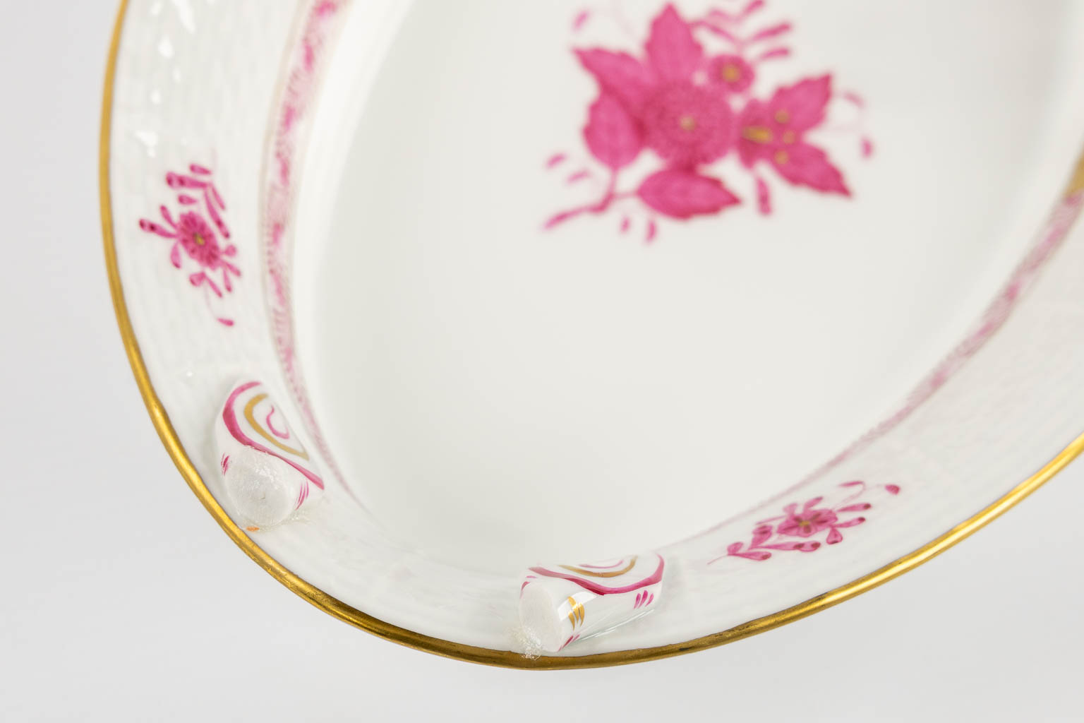 Herend Porcelain, 'Apponyi' an 83-piece hand-painted porcelain dinner service.