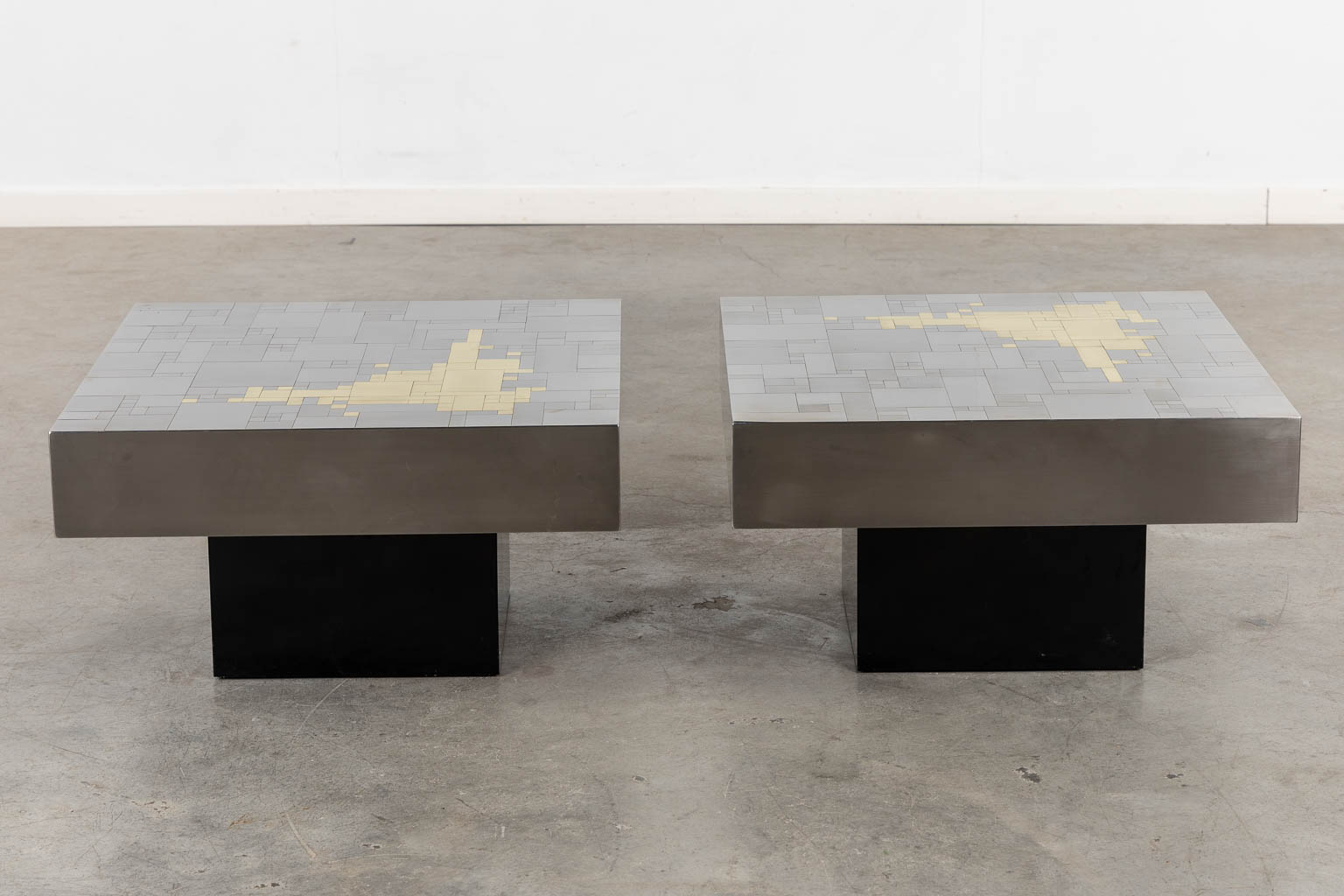 Jean-Claude DRESSE (1946) 'Pair of Coffee tables'