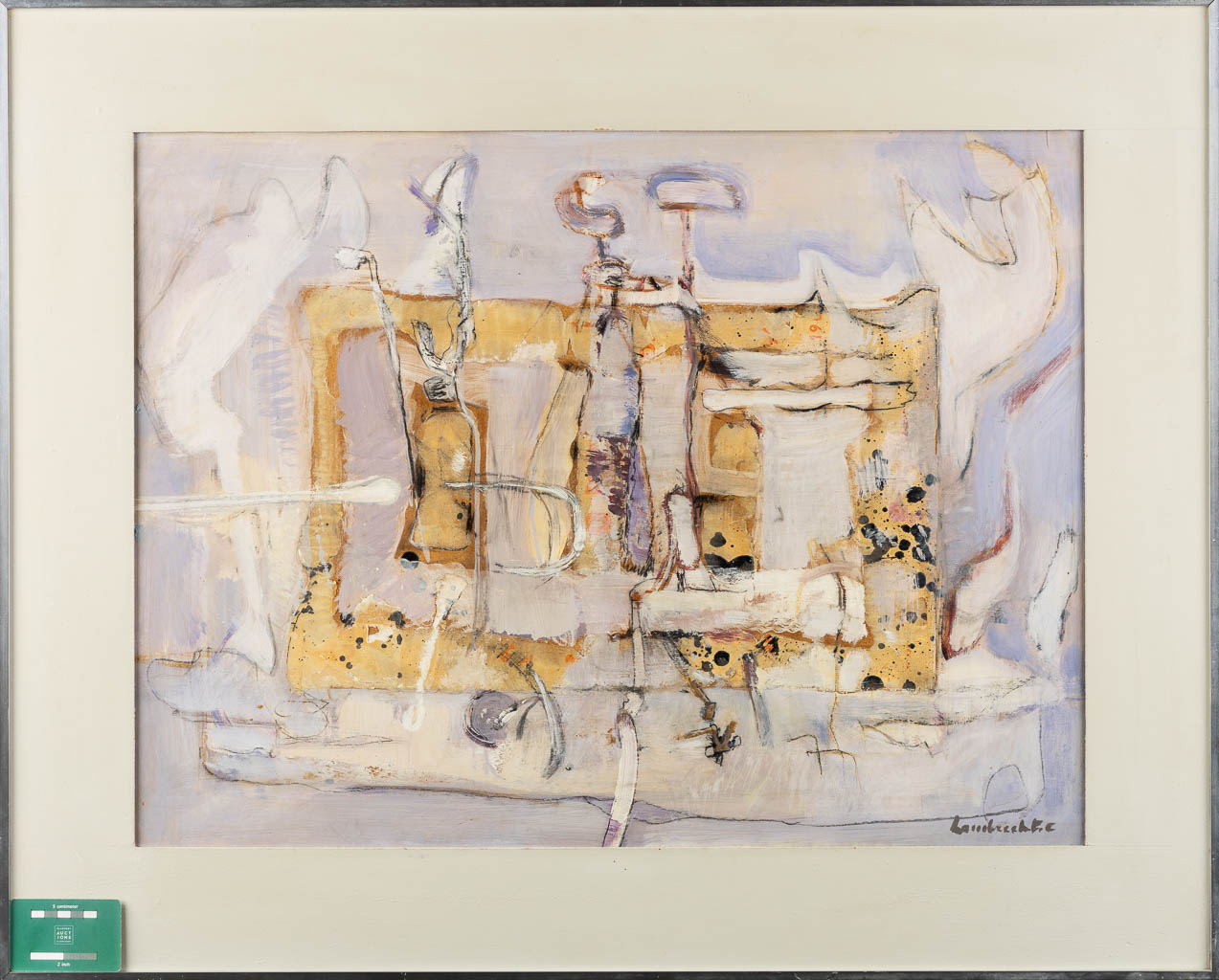 Constant LAMBRECHT (1915-1993) 'Composition' circa 1982. 