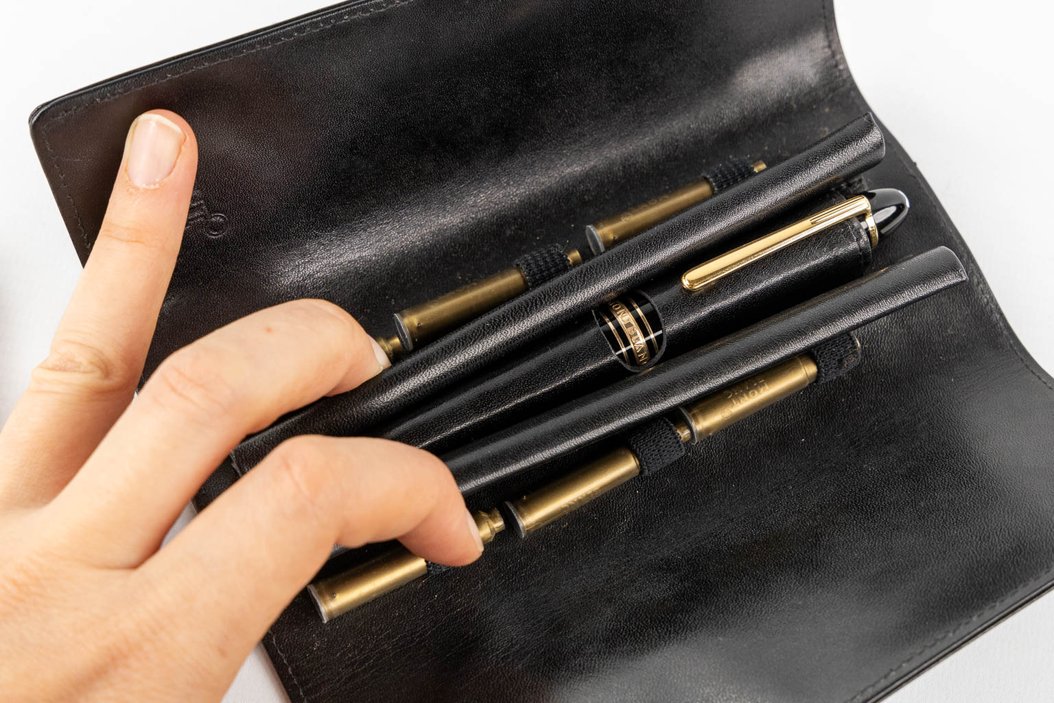 Montblanc, Meisterstück, een vulpen met 14 karaats gouden penpunt.