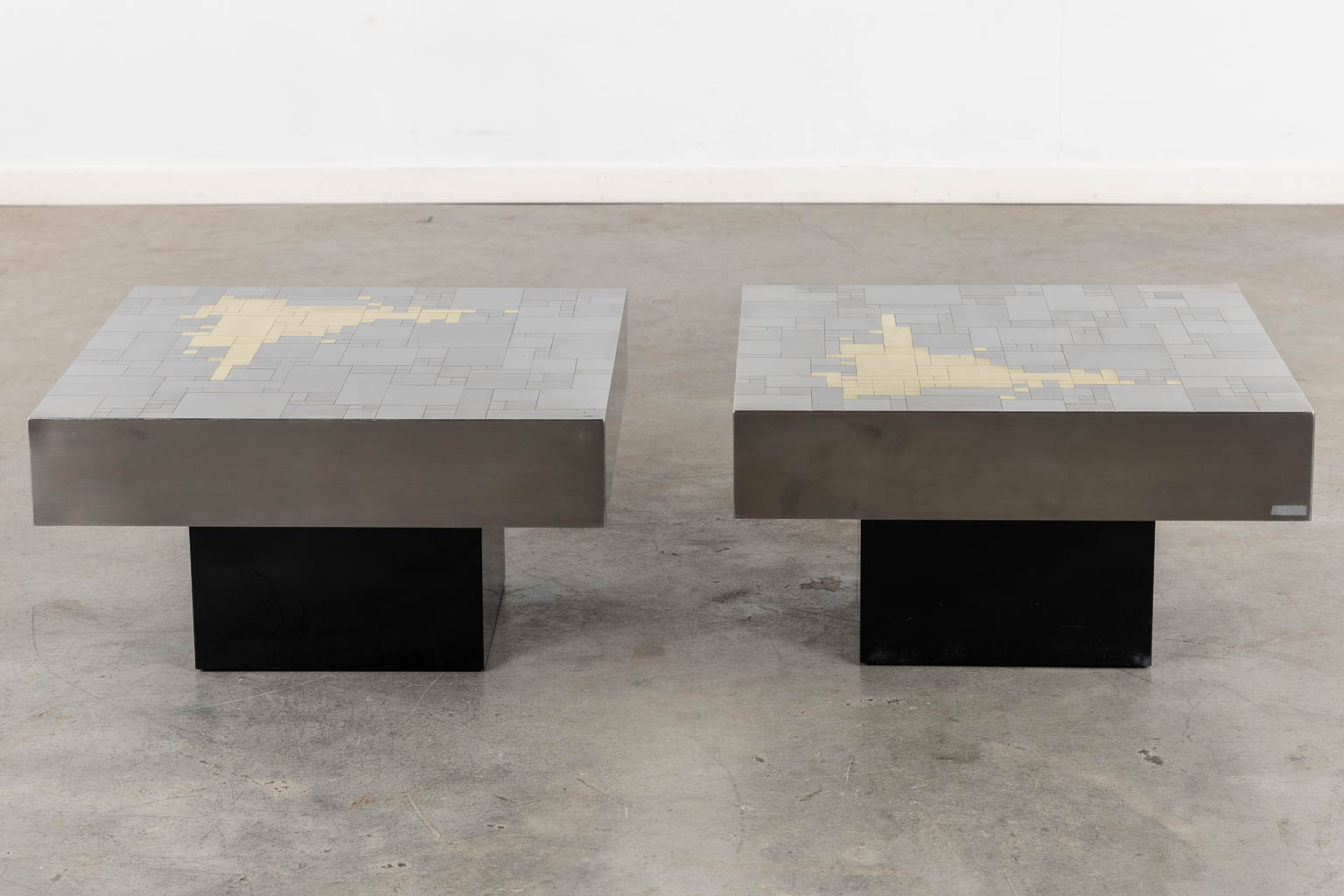 Jean-Claude DRESSE (1946) 'Pair of Coffee tables'