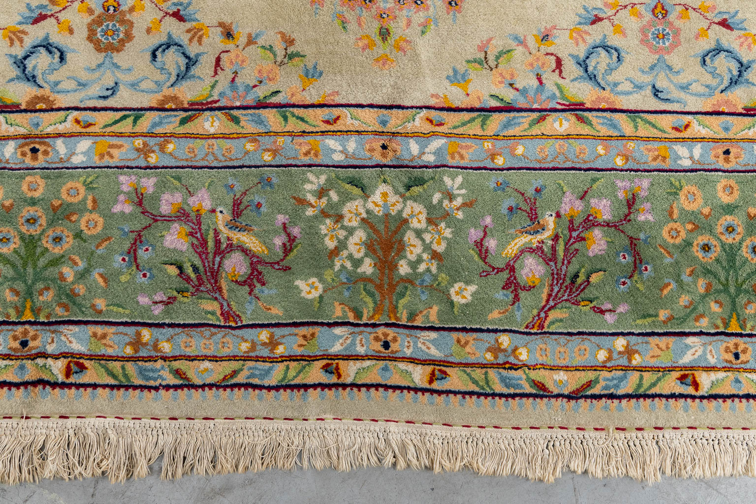 An Oriental hand-made carpet, Azadary. (L:356 x W:247 cm)