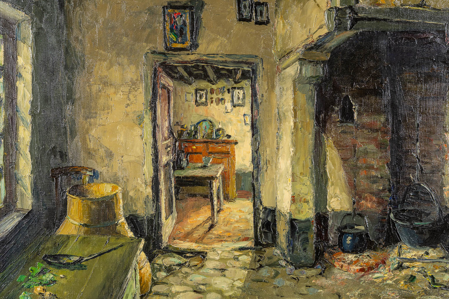 Charles WELLENS (1889-1959) 'Interieur (Bokrijk)'.