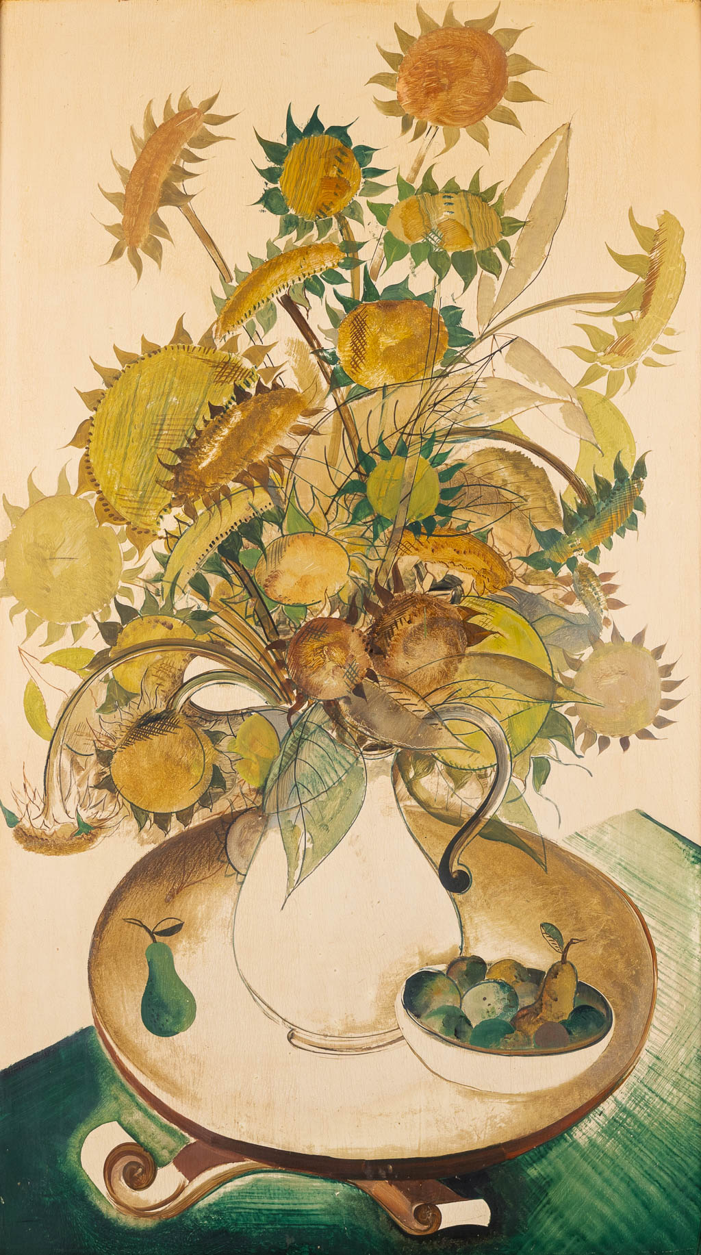  Albert SAVERYS (1886-1964) 'Sunflowers' 