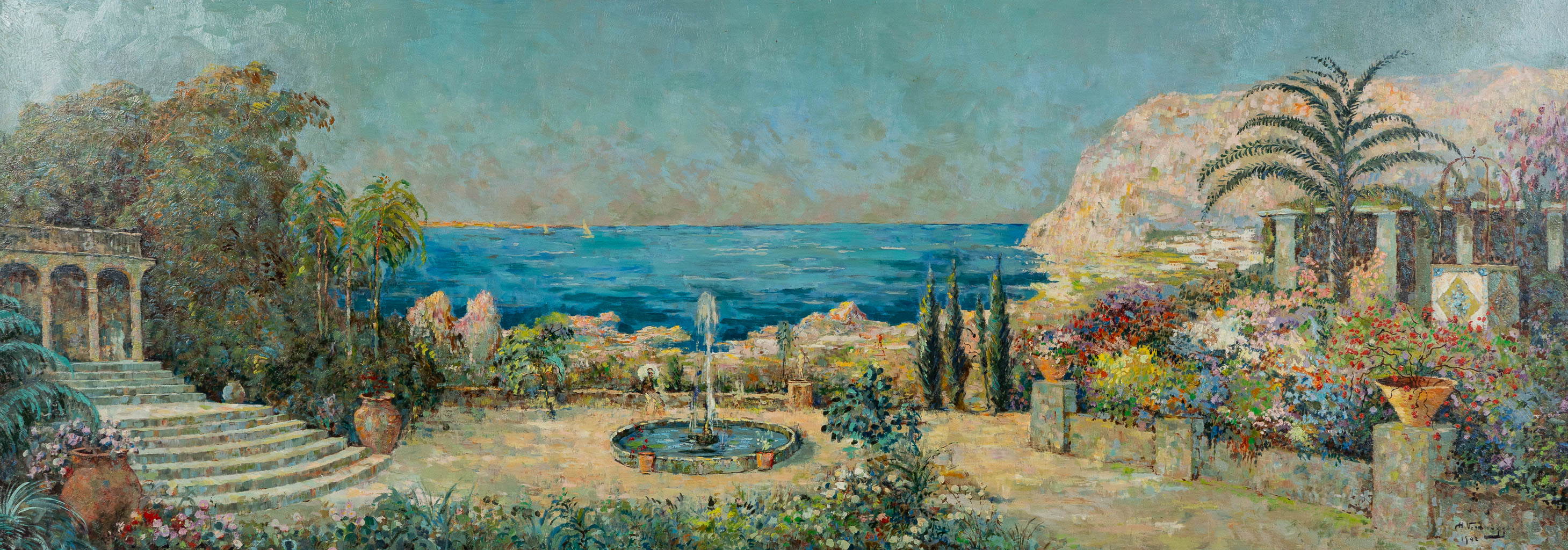  Charles VERBRUGGHE (1877-1974) 'The bay of Capri'