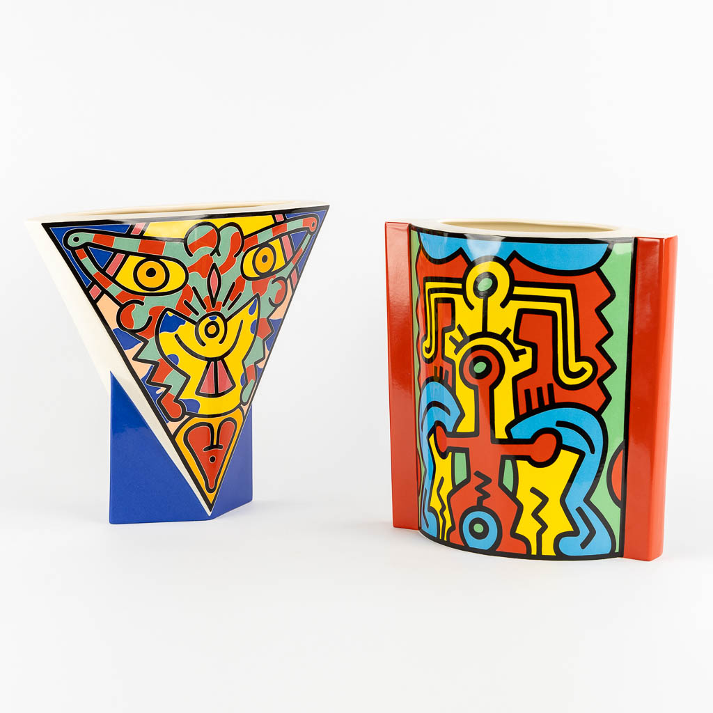 Keith HARING (1958-1990) 'Spirit of Art  - TriBeCa & SoHo' for Villeroy and Boch. (1992)