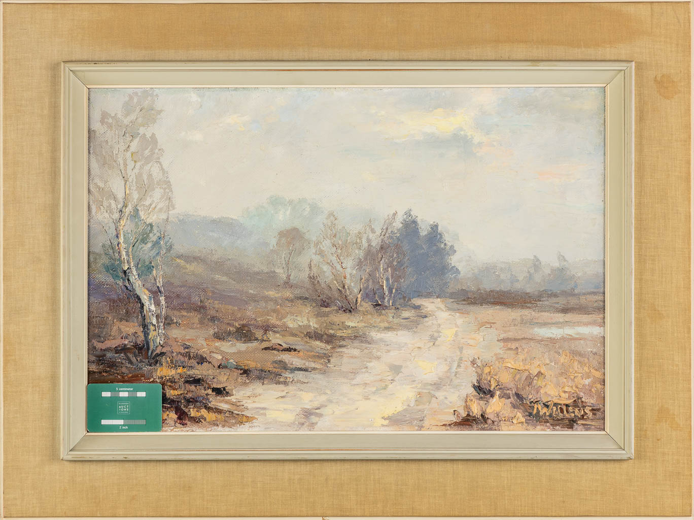 Irene WELLENS (1923) 'Heather Landscape'. (W:60 x H:40 cm)