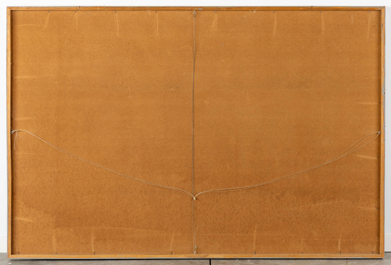 Arturo GUERRERO (1960) 'El Quiosco' mixed media op doek. (W:150 x H:99 cm)