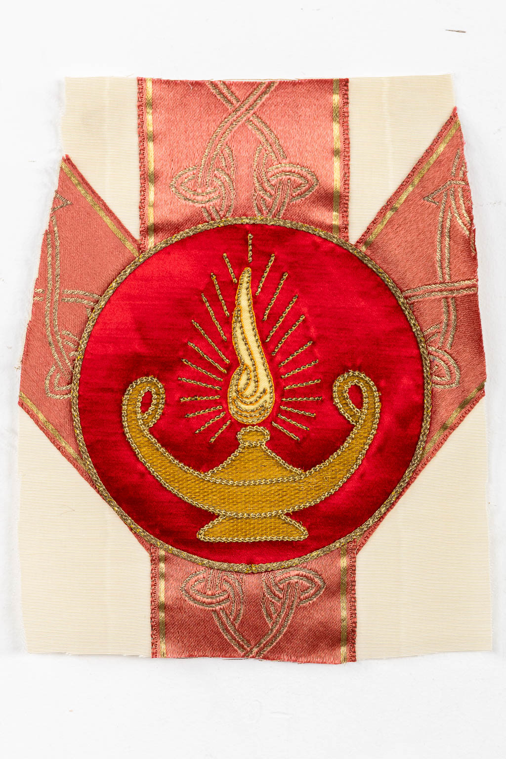 A Humeral veil and various embroideries for Lithurgical Vestments. 