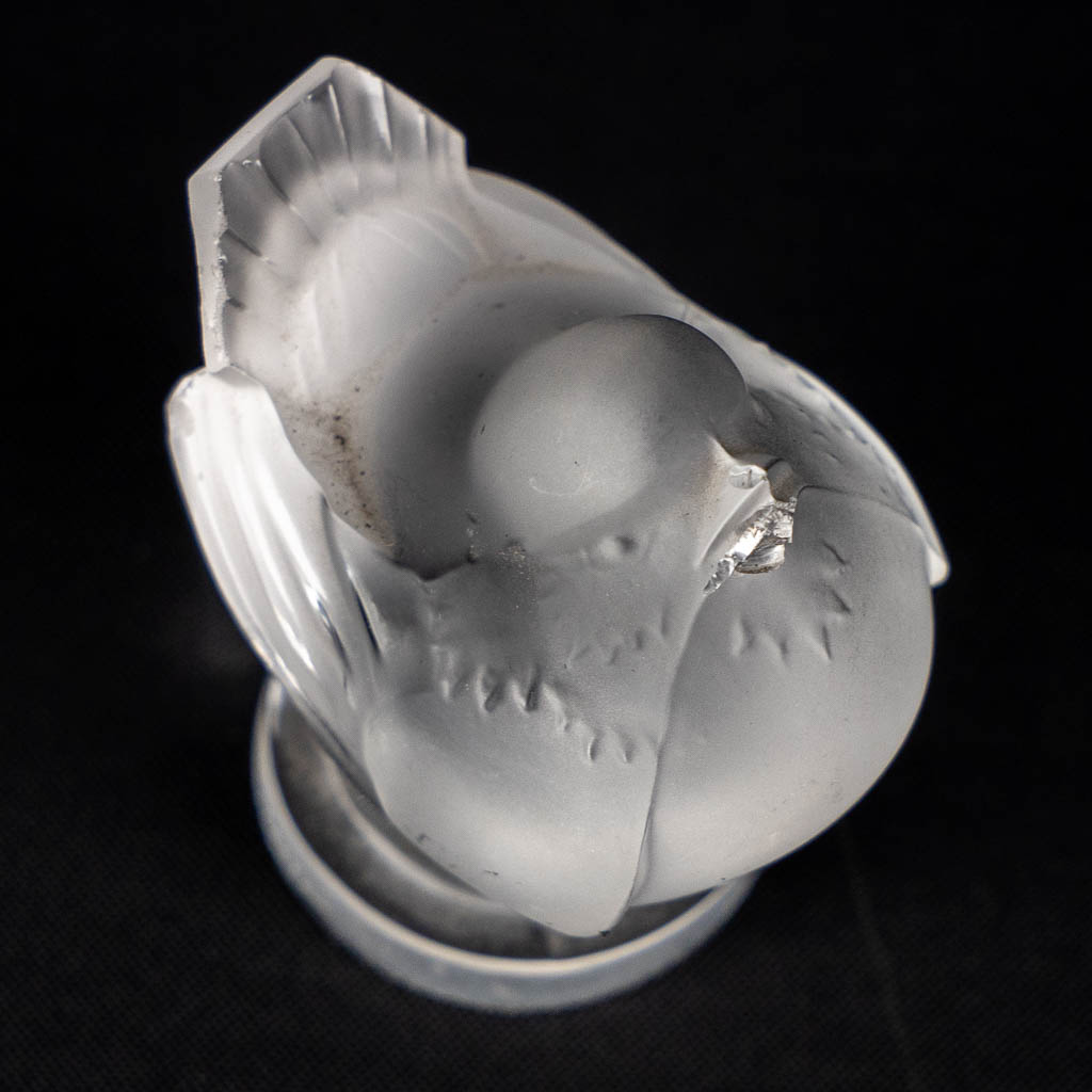 Lalique France, 11 vogels en eenden, kristal. (W:14,5 x H:8,5 cm)