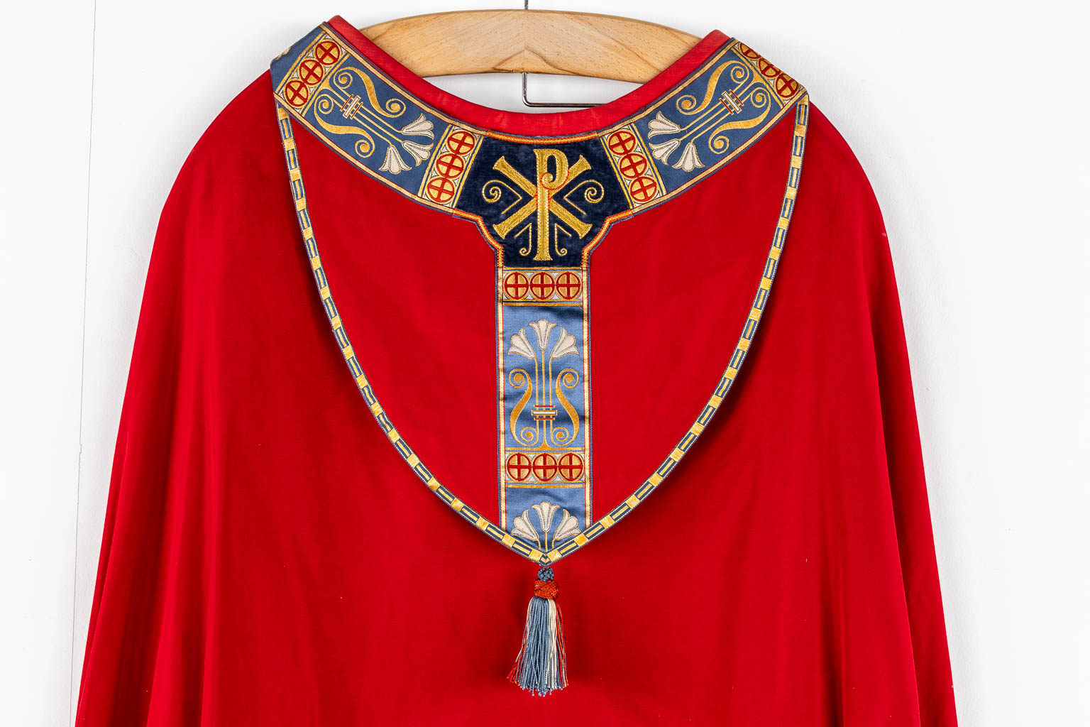 Two Chasubles and Two Banners, Embroideries. 