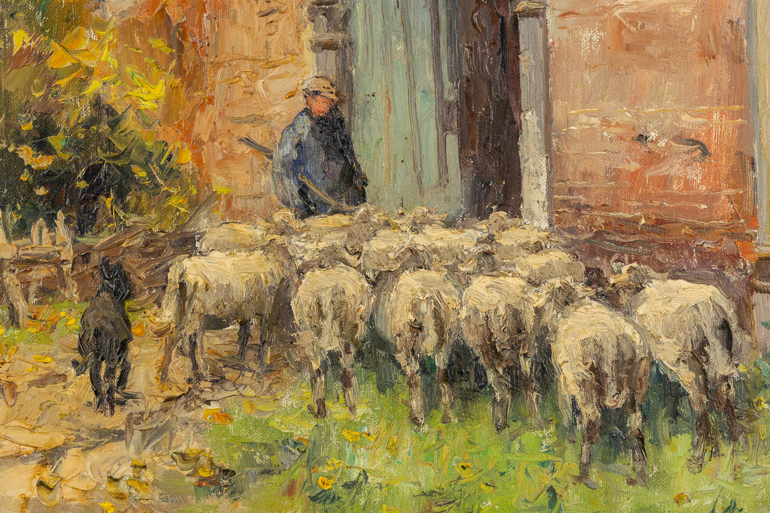  Victor WAGEMAEKERS (1876-1953) 'Sheep Herder'