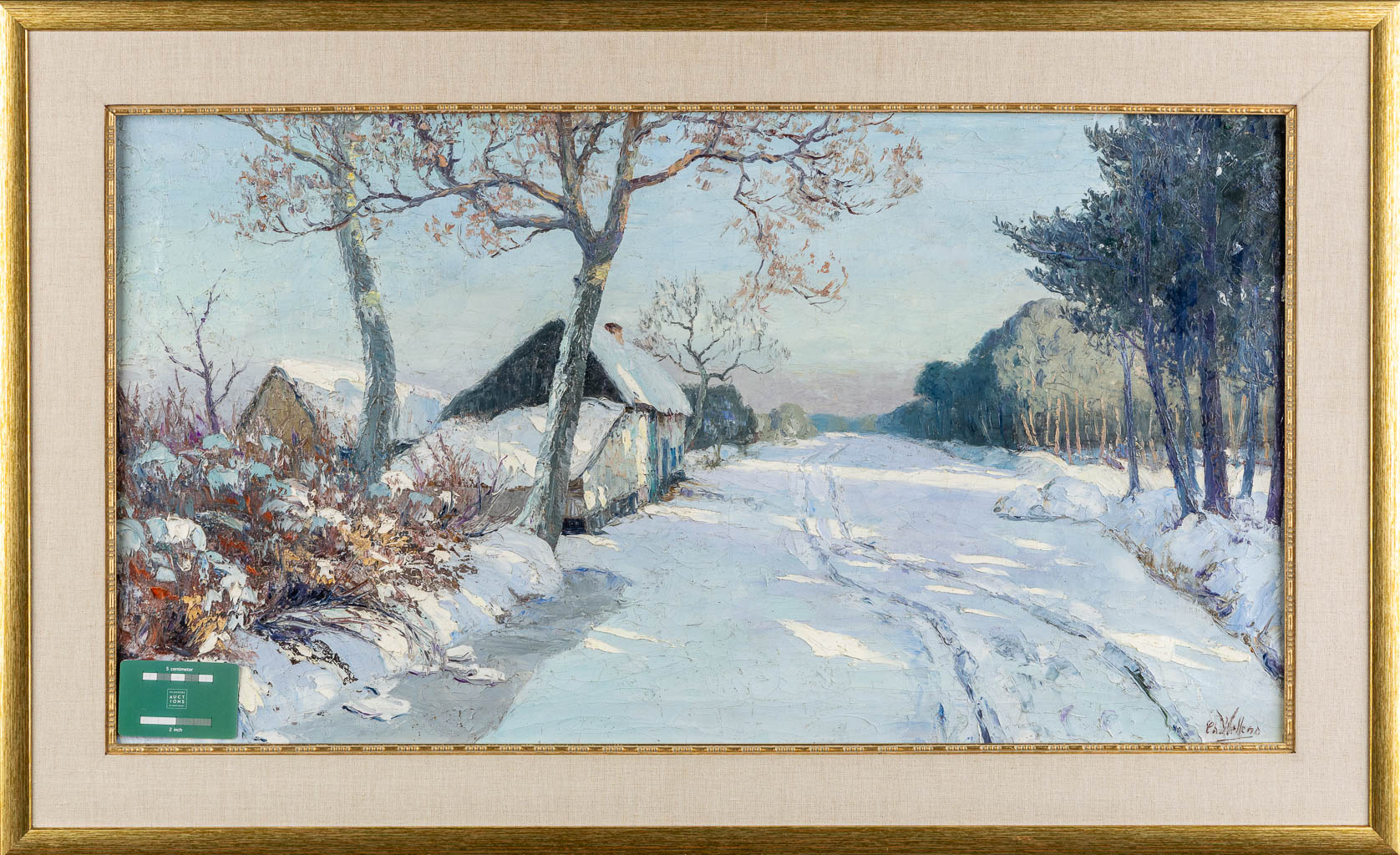 Charles WELLENS (1889-1959) 'Winterlandschap'