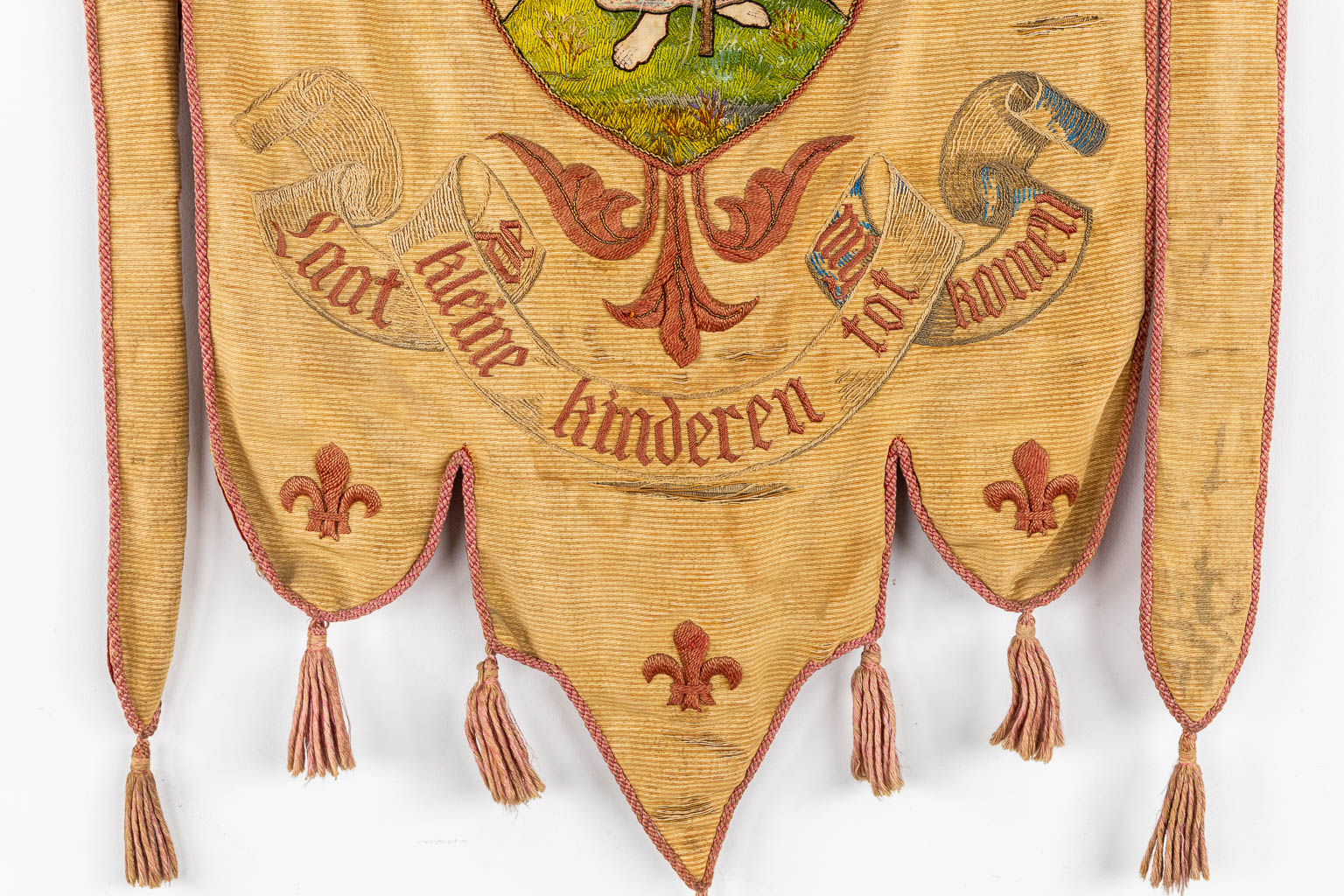 Two Chasubles and Two Banners, Embroideries. 