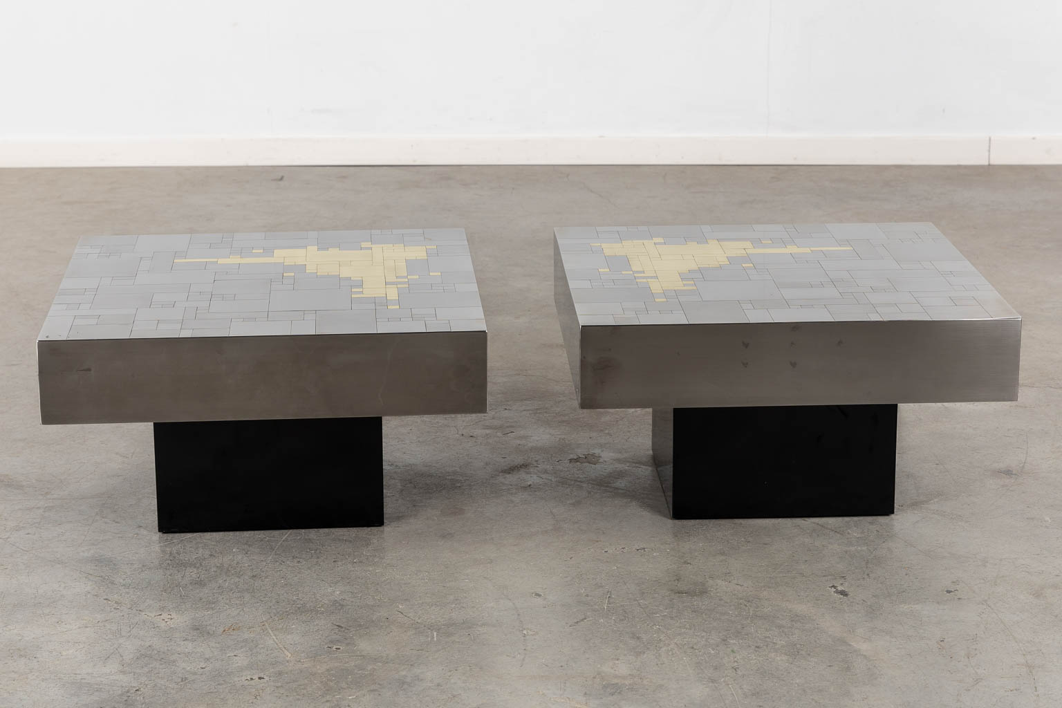 Jean-Claude DRESSE (1946) 'Pair of Coffee tables'