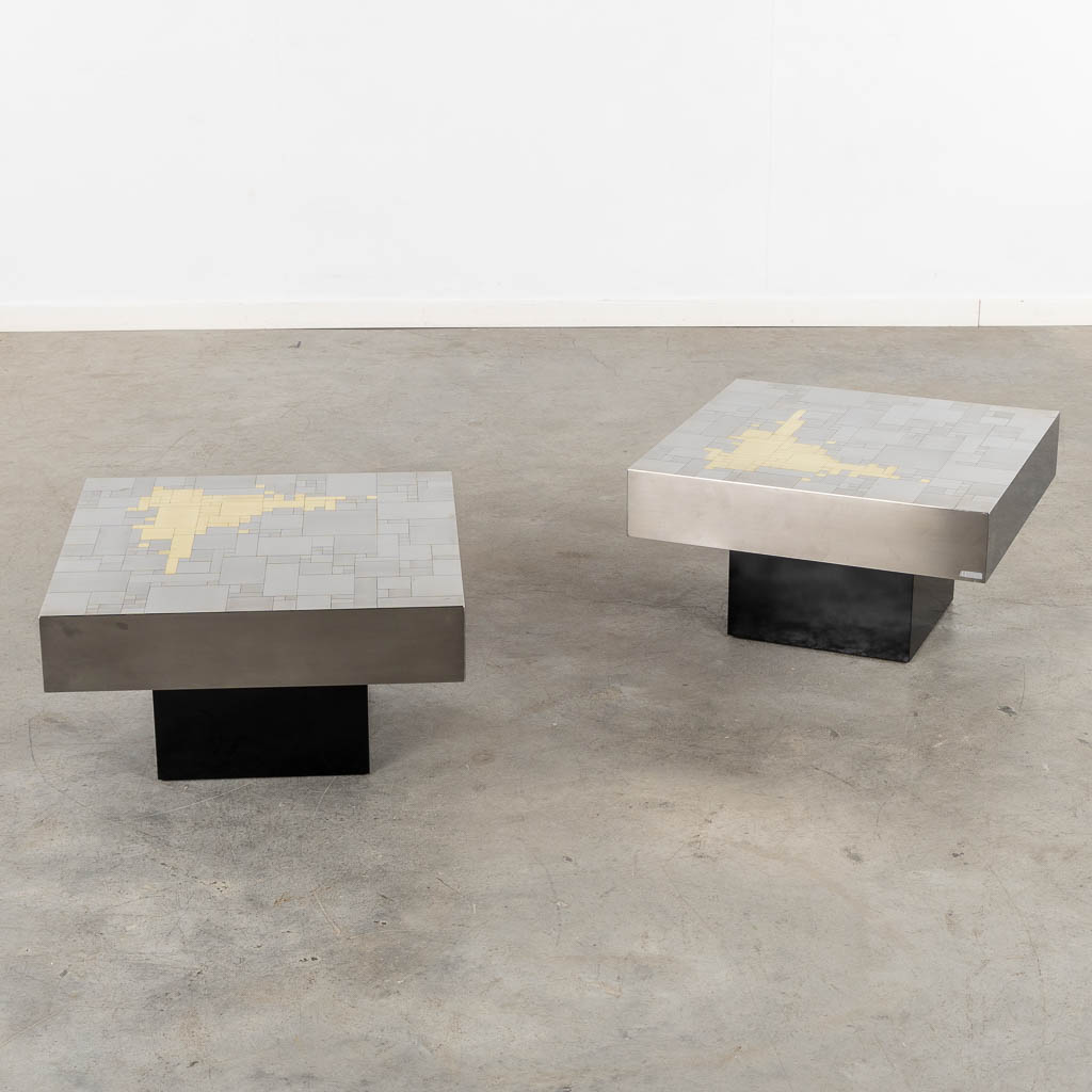 Jean-Claude DRESSE (1946) 'Pair of Coffee tables'