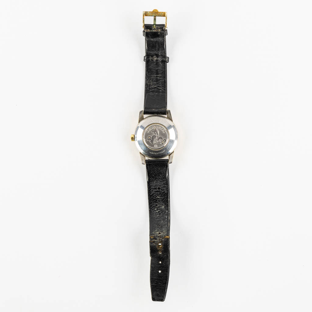 Omega Seamaster Calendar, a wristwatch. Gold-plated. (D:3,4 cm)