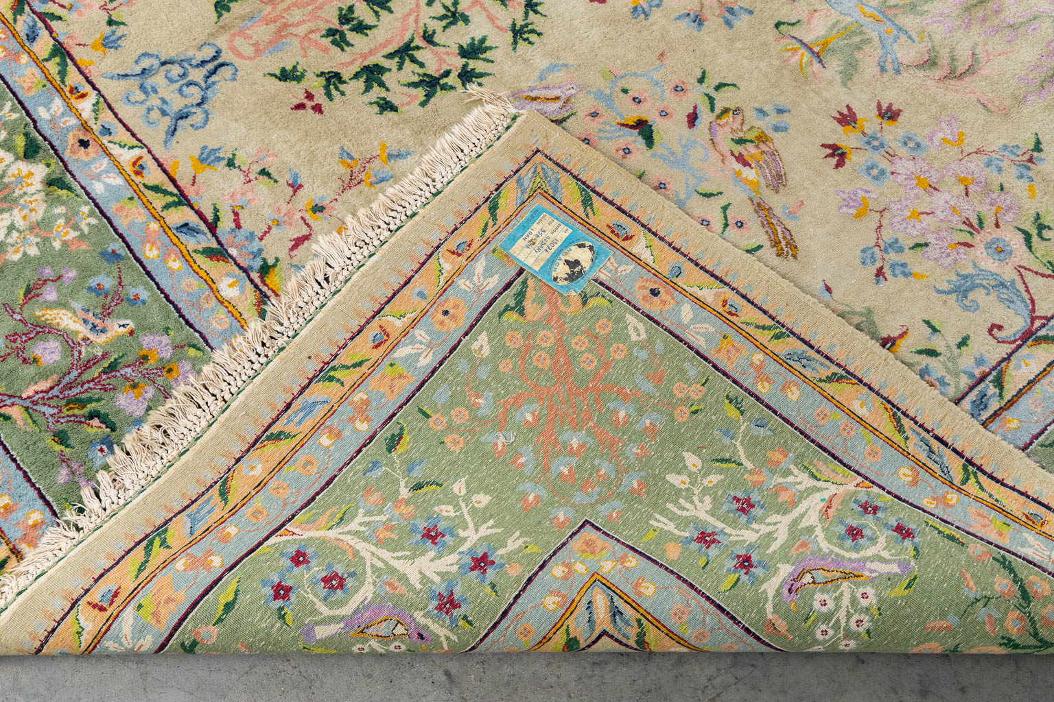 An Oriental hand-made carpet, Azadary. (L:356 x W:247 cm)