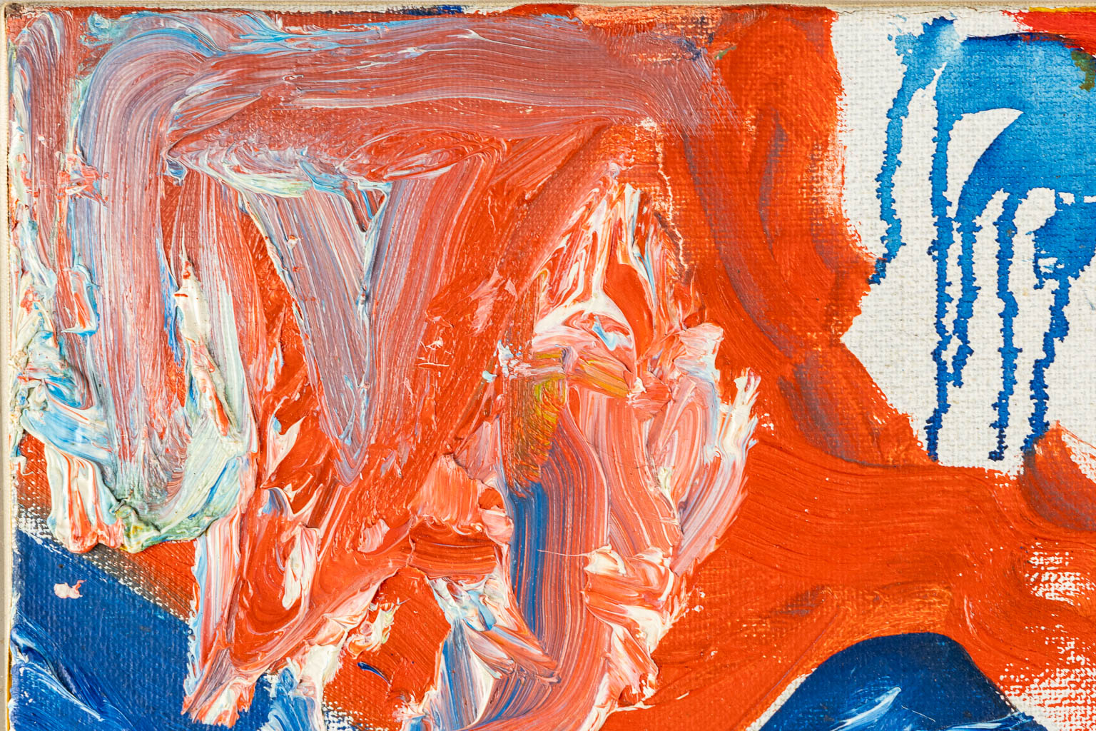 Finn PEDERSEN (1944-2014) 'Brunstigt Overlys' olie op doek. (W:100 x H:81 cm)