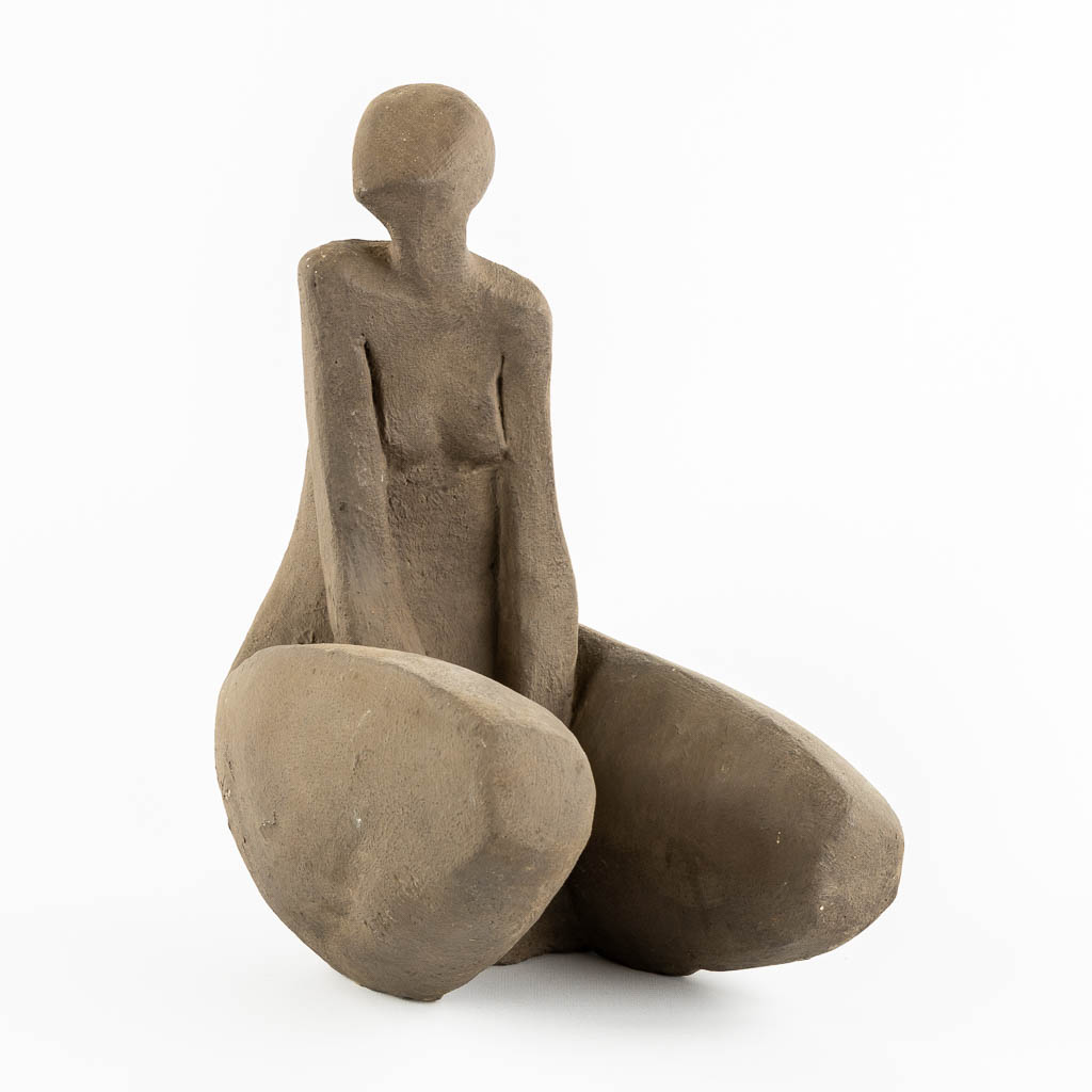 Atrributed to Blanche VERLINDE (1931-2011) 'Seated Figurine'