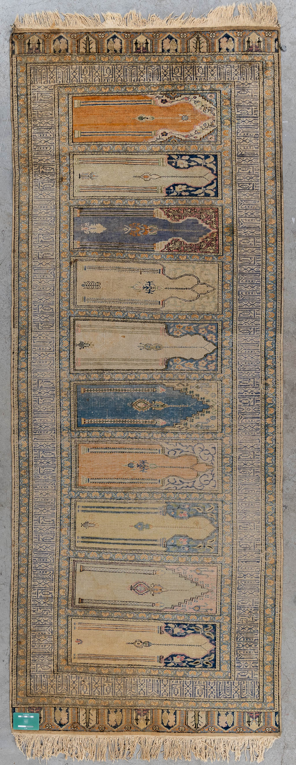 An Oriental hand-made carpet, Kayseri. (W:89 x H:232 cm)