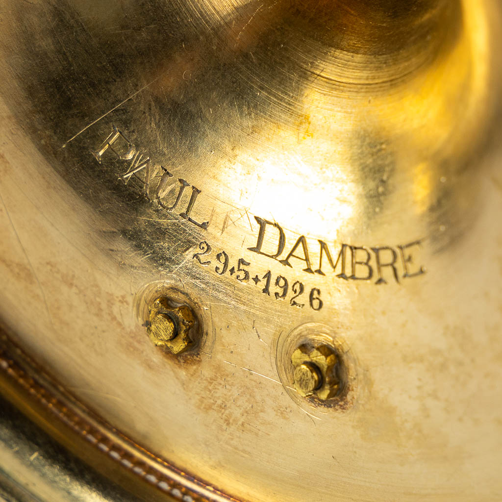 A Chalice, Gold-plated with enamel cartouches of 