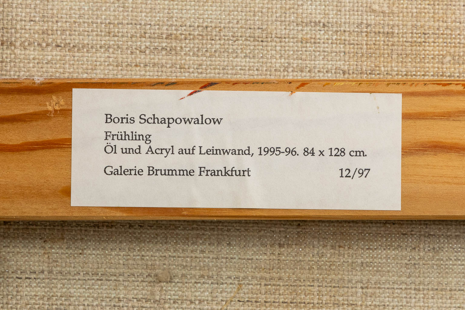 Boris SCHAPOWALOW (1917-2004) 