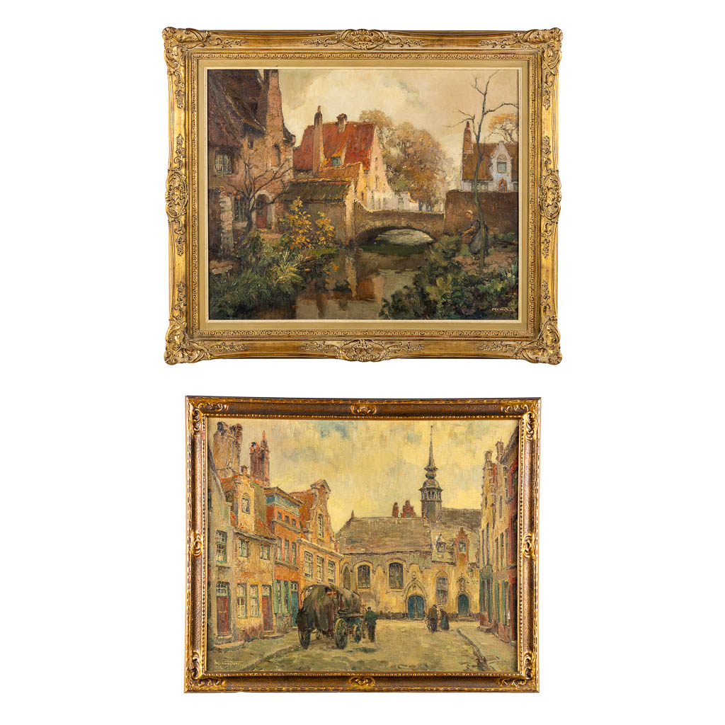 Alfred VAN NESTE (1874-1969) 'Bruges'. (W:81 x H:65 cm)