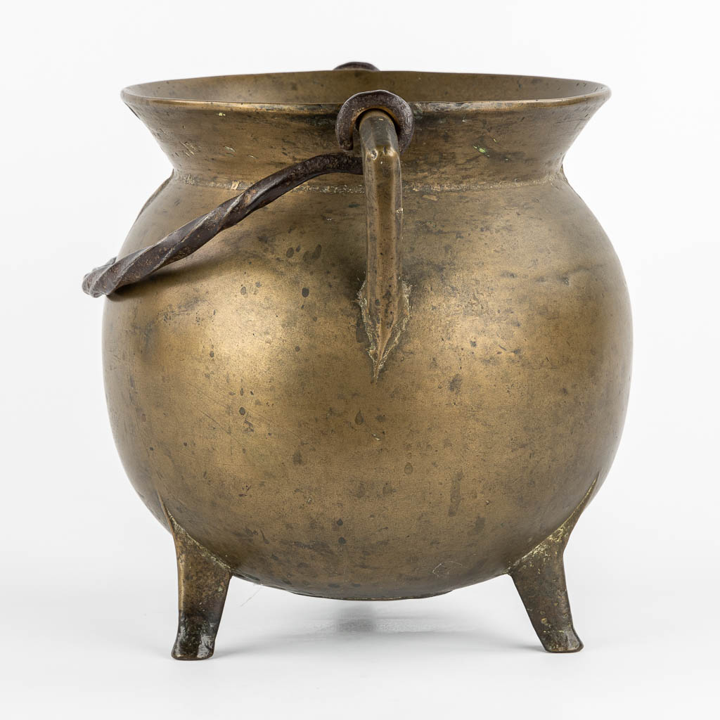 A Gothic bronze tripod cauldron, so-called 