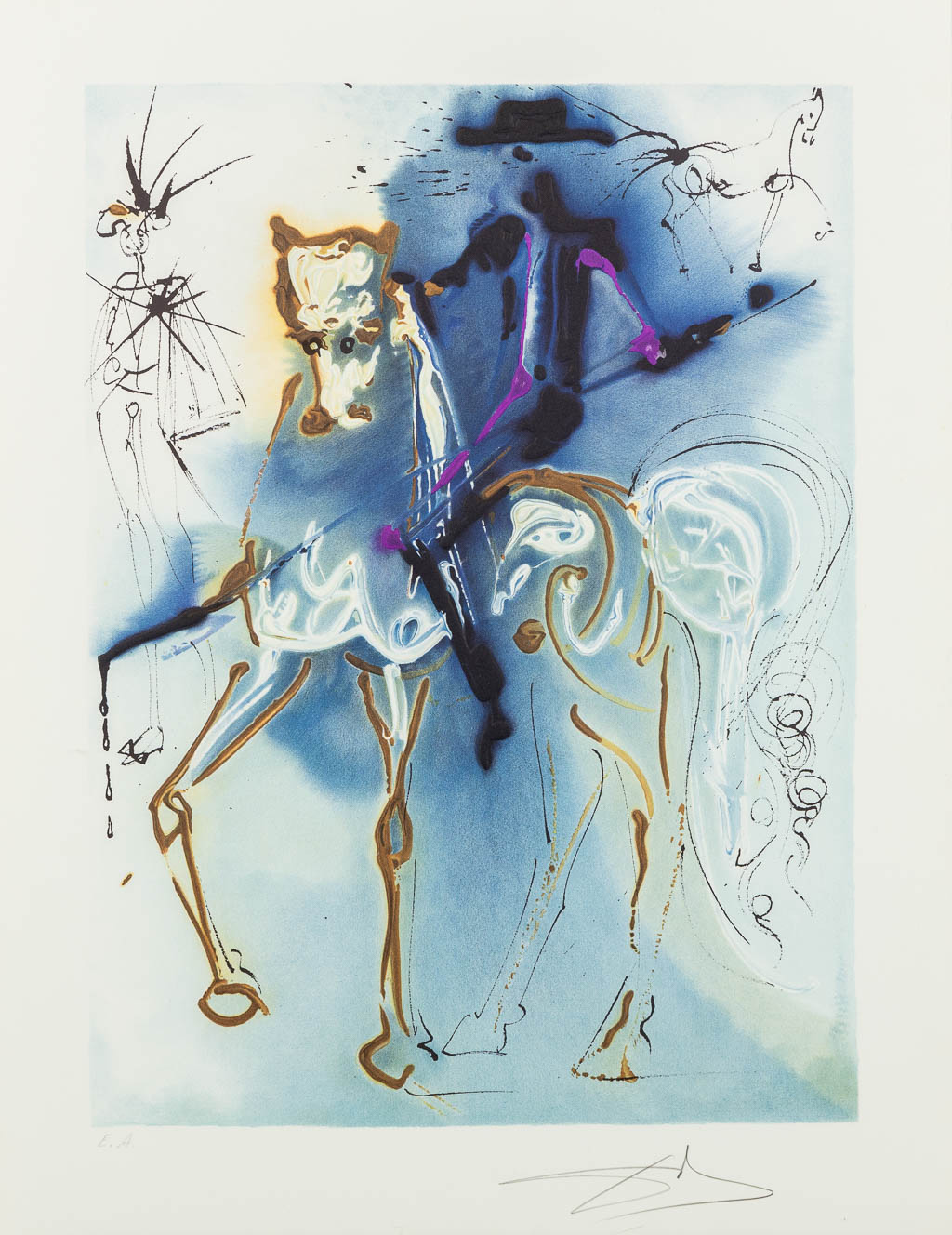 Salvador DALI (1904-1989) 'Picador'. (W:50 x H:64,5 cm)