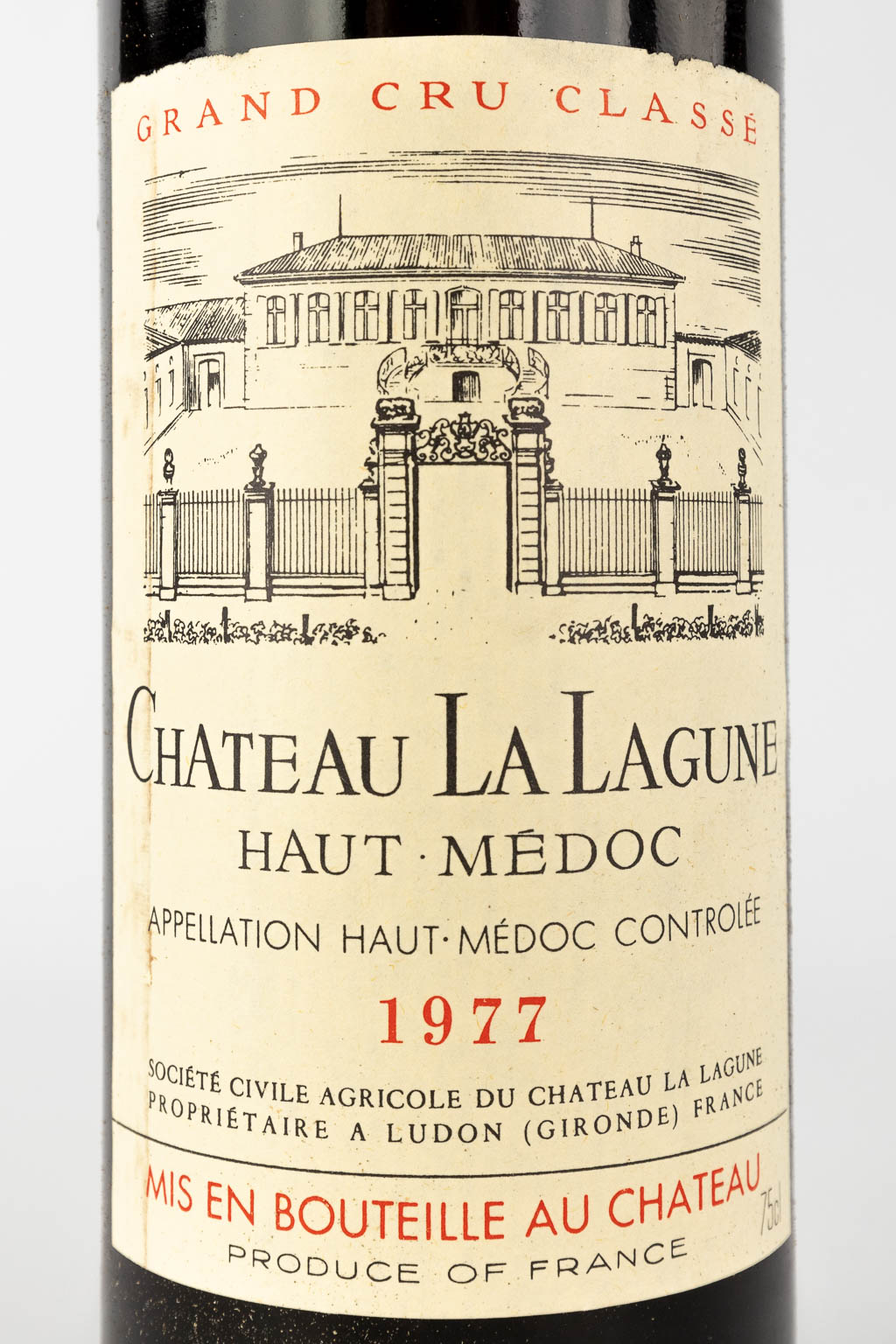 Château La Lagune Haut Médoc, 1977, 12 flessen