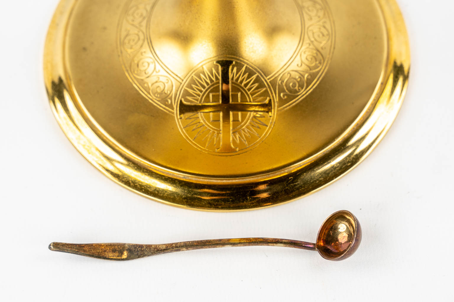 A Roman Revival chalice, gilt brass. (1933). 