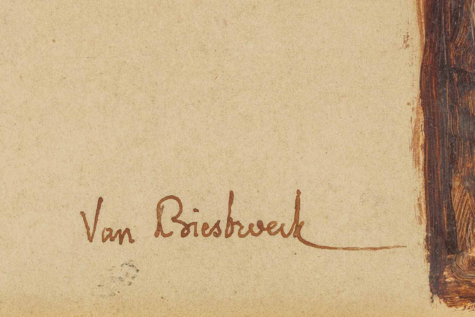 Jules VAN BIESBROECK (1873-1965) 'Schets van een Non'