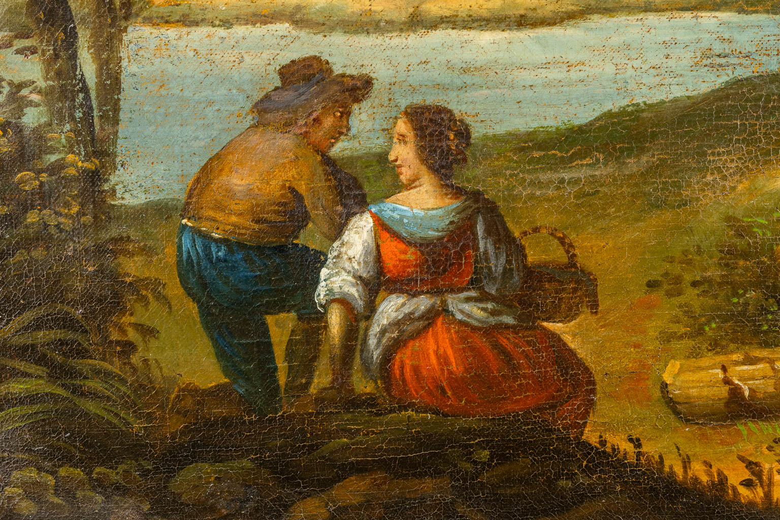 An antique painting 