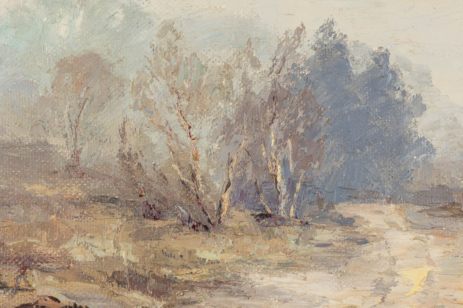 Irene WELLENS (1923) 'Heather Landscape'. (W:60 x H:40 cm)