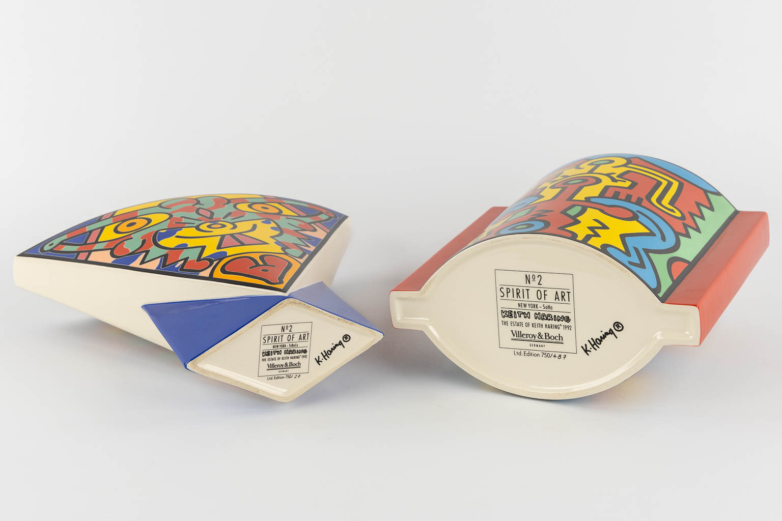 Keith HARING (1958-1990) 'Spirit of Art  - TriBeCa & SoHo' for Villeroy and Boch. (1992)