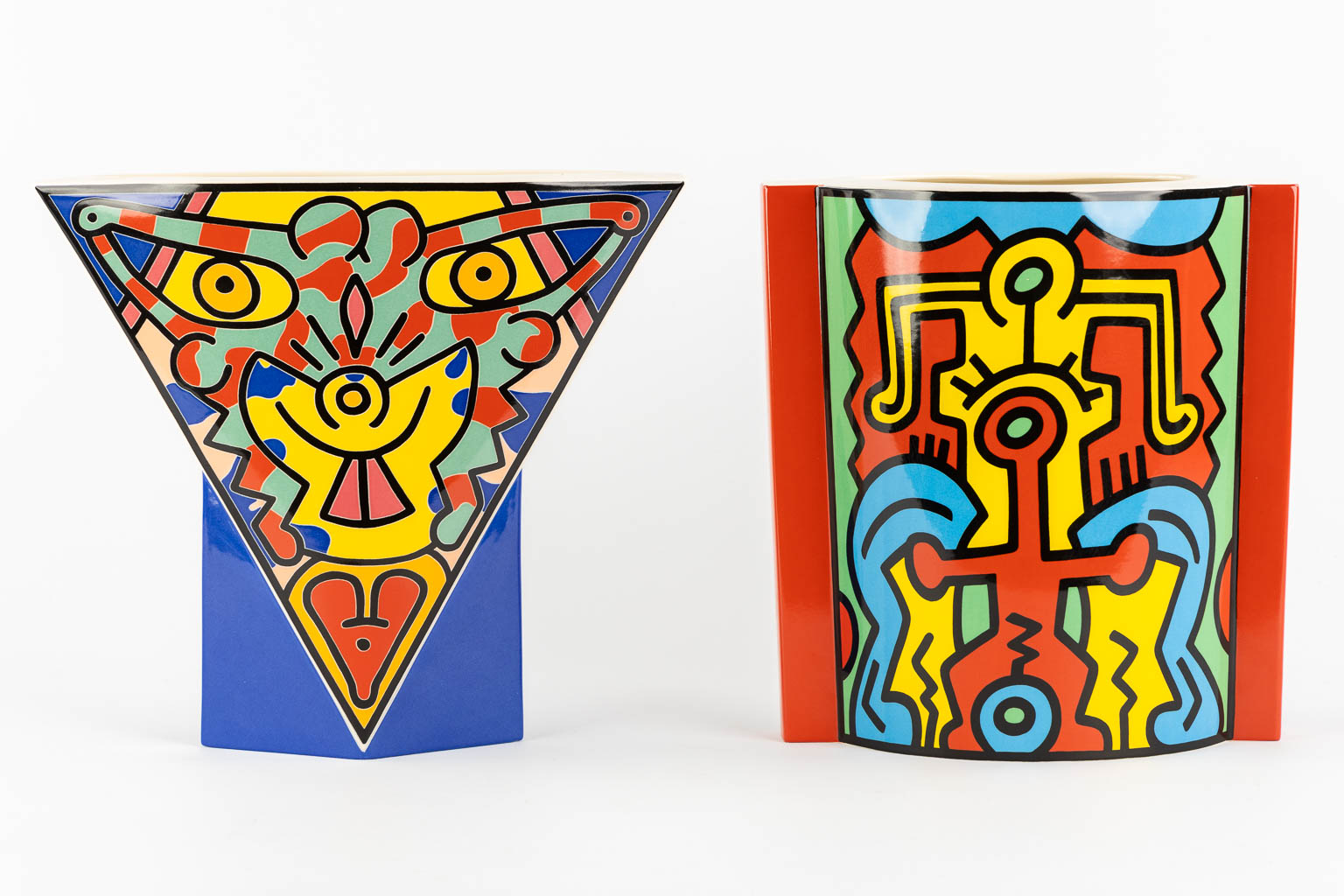 Keith HARING (1958-1990) 'Spirit of Art  - TriBeCa & SoHo' for Villeroy and Boch. (1992)