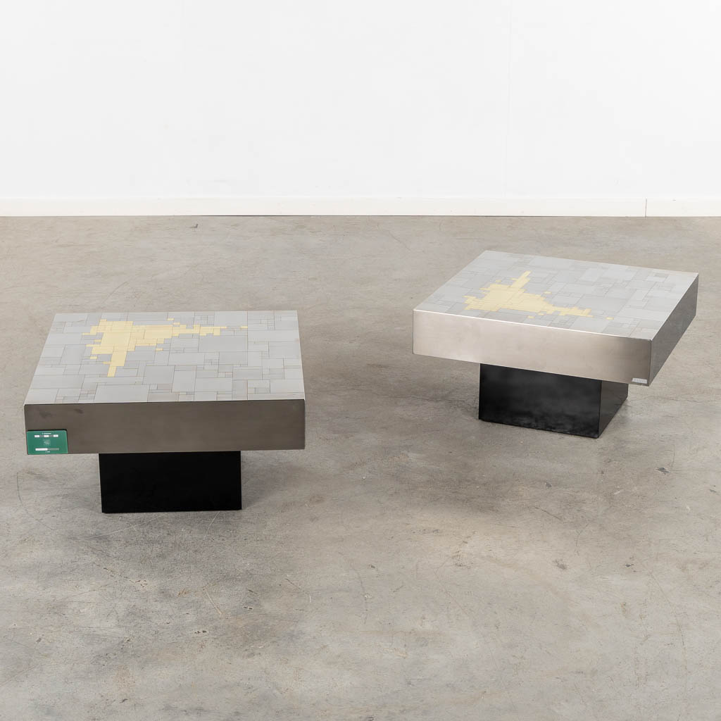 Jean-Claude DRESSE (1946) 'Pair of Coffee tables'