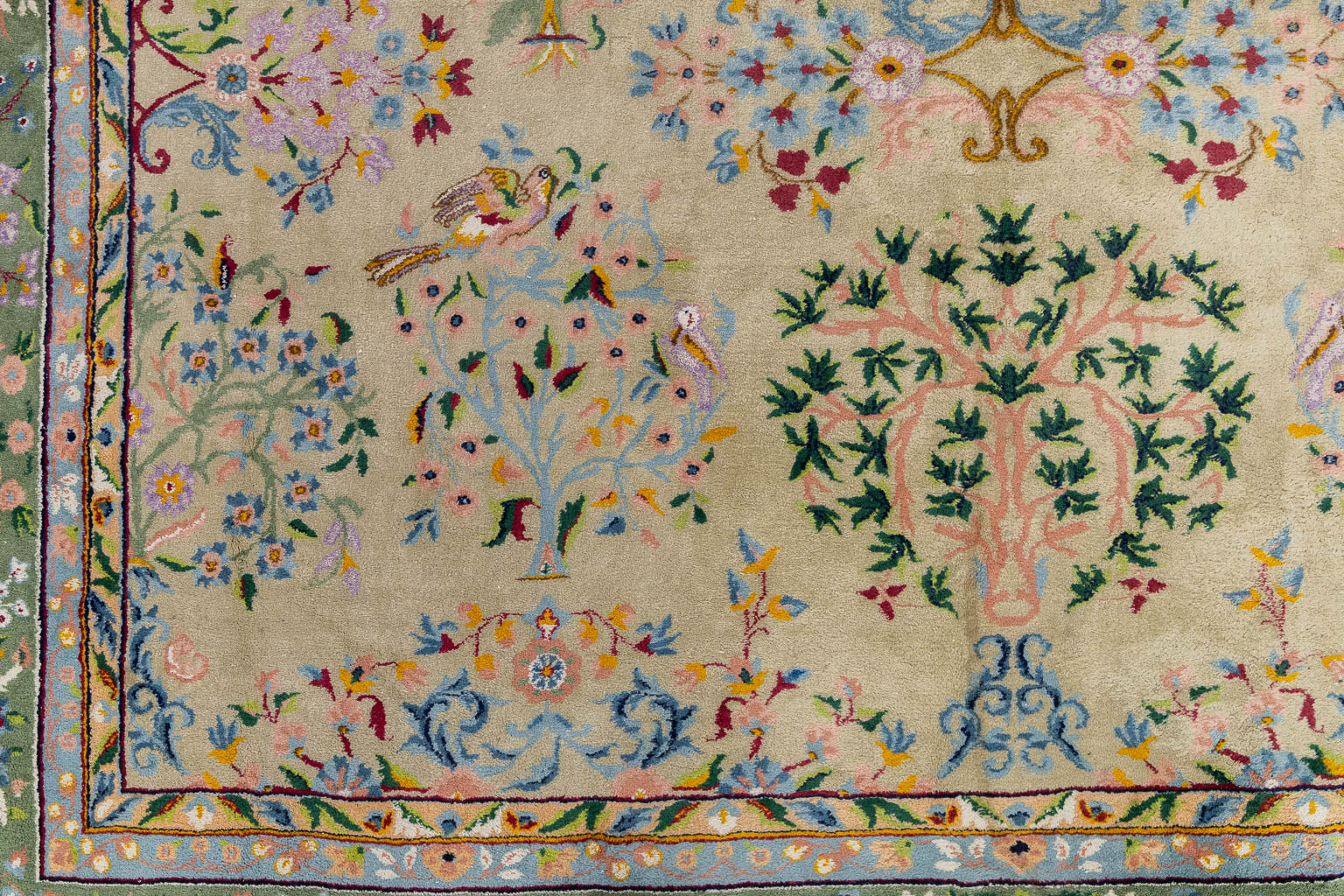 An Oriental hand-made carpet, Azadary. (L:356 x W:247 cm)