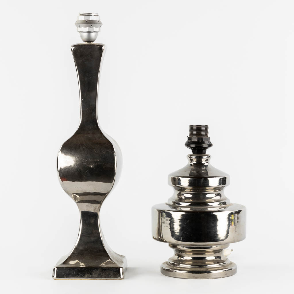 Two table lamps with a 