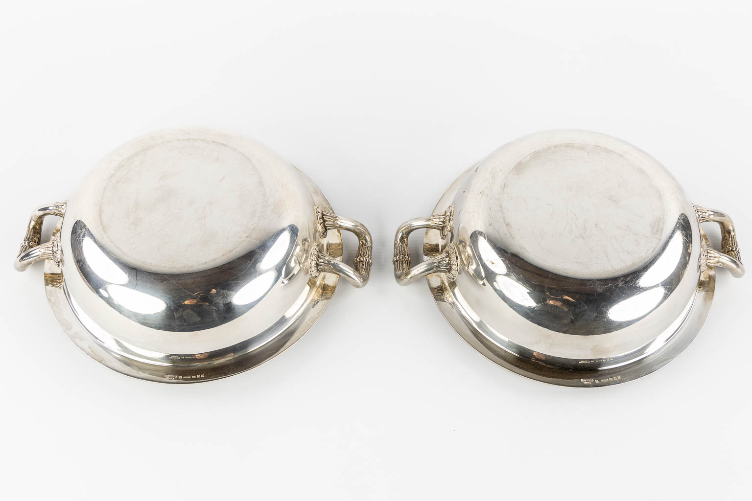 Christofle, Gallia, 7 pieces of silver-plated serving accessories. 