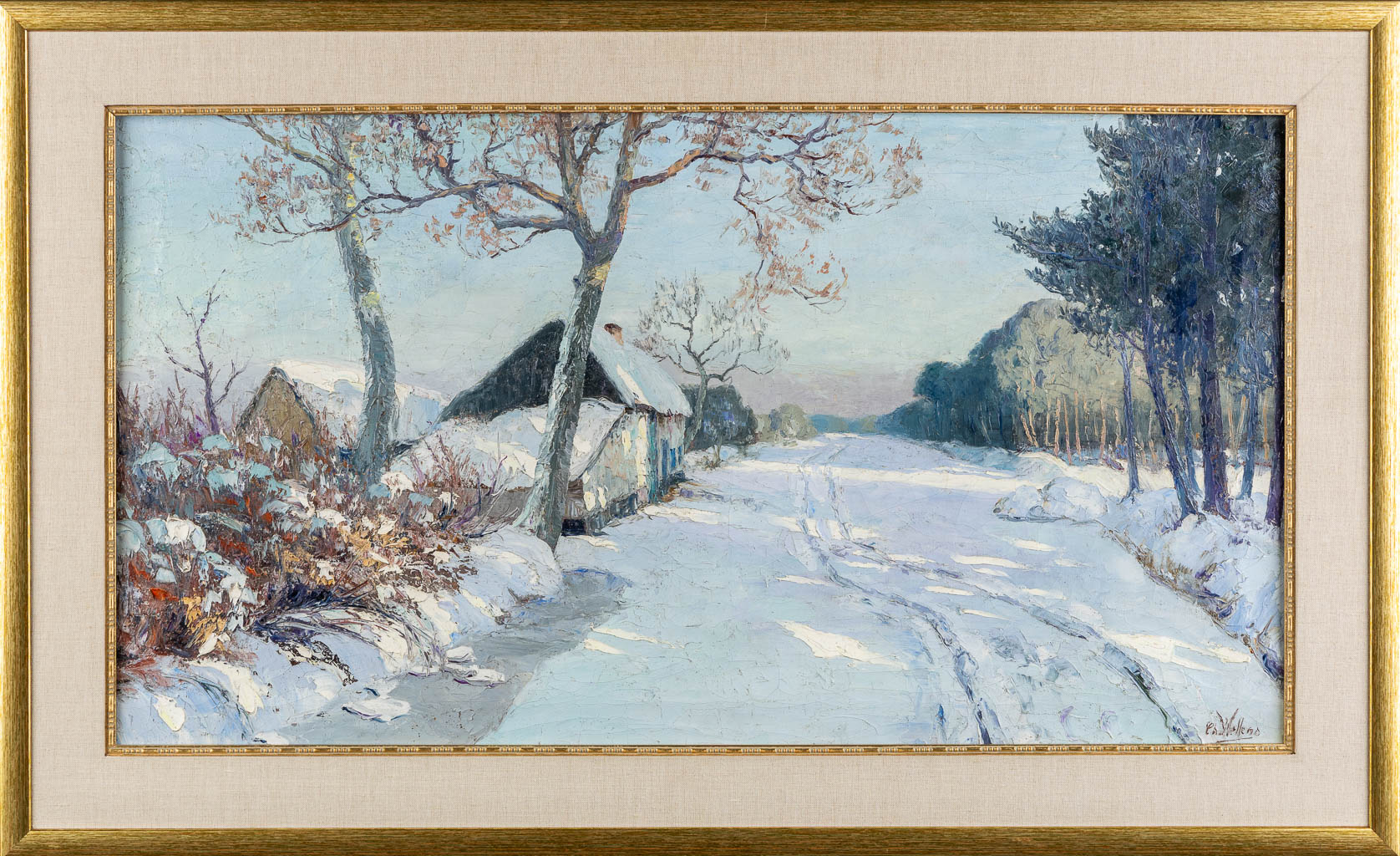 Charles WELLENS (1889-1959) 'Winterlandschap'