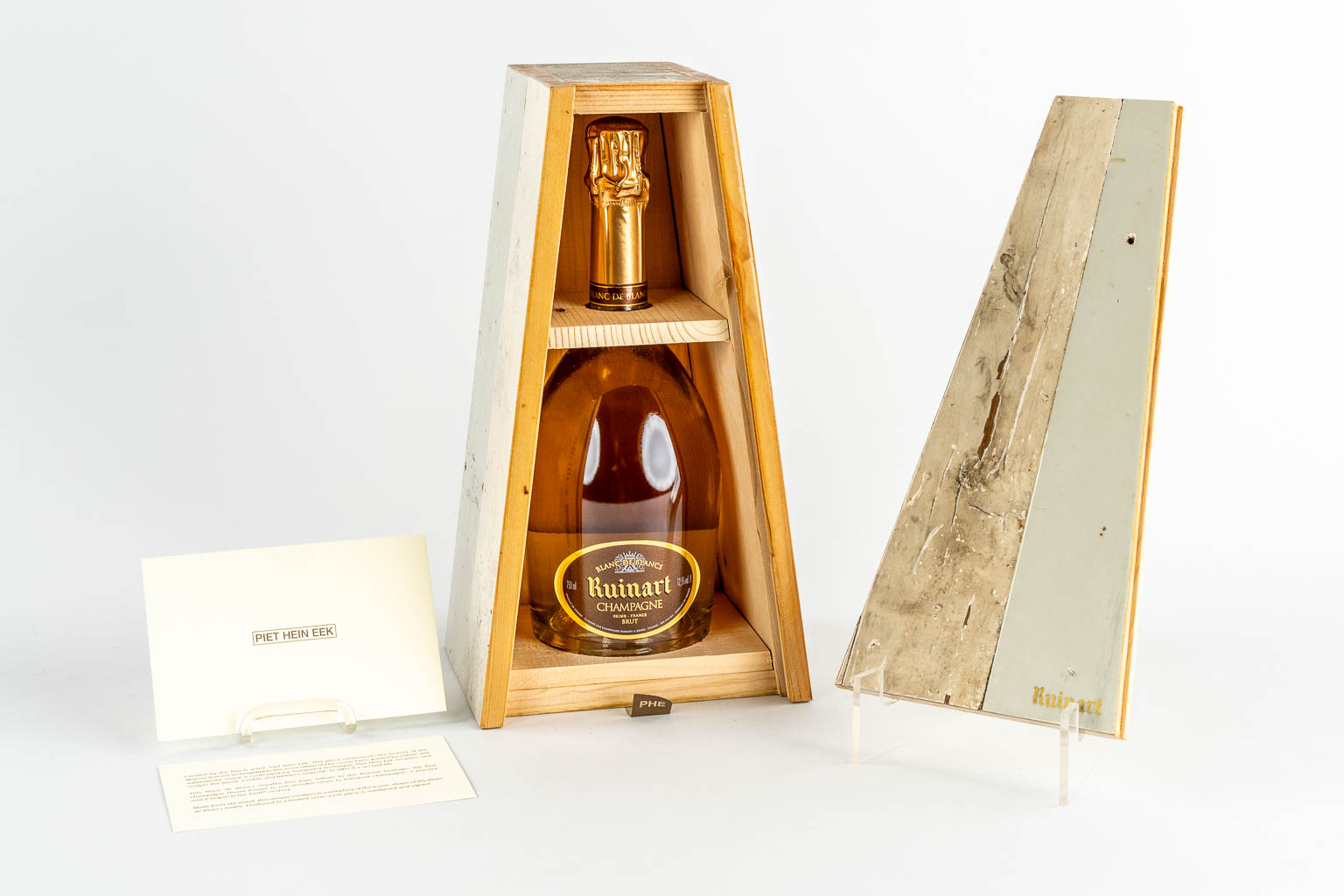 Piet Hein EEK (1967) 'Champagne bottle case' for Ruinart Blanc-de-Blanc  