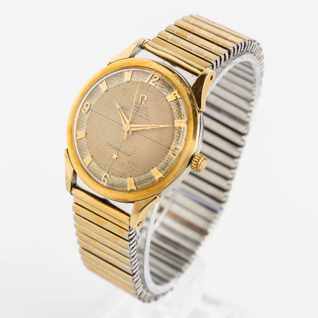 Omega Constellation 2643-4SC, verguld. 35mm. (D:3,5 cm)