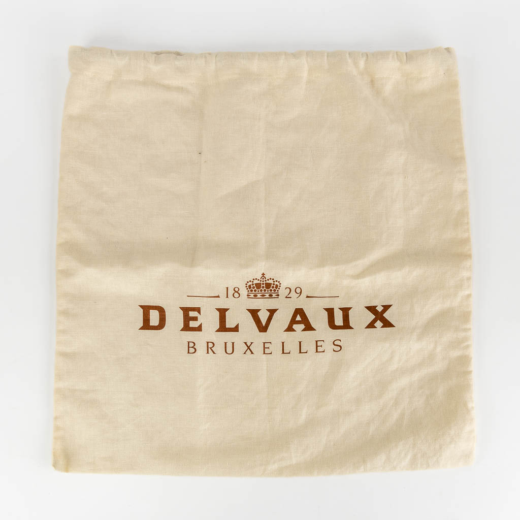 Delvaux, a brown leather 'Toile De Cuir' handbag, circa 1990. 