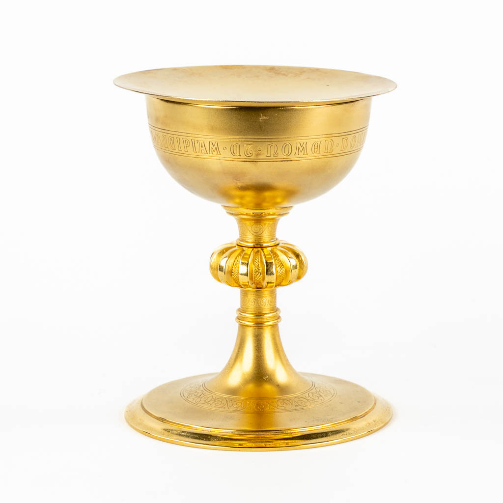 A Roman Revival chalice, gilt brass. (1933). 